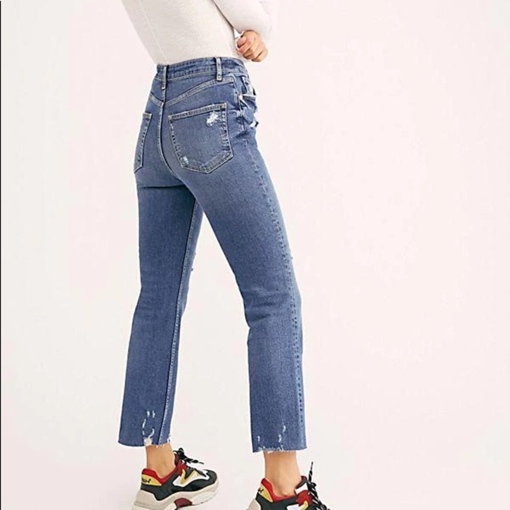 Free People slim straight heart and soul wash